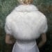 Ivory faux fur bolero faux fur shrug Wedding bolero wedding jacket bridal bolero bridal jacket wedding shrug wedding jacket FB003-Ivory