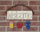 FULL YEAR SET of monthly welcome decorations with a sign (Buy a Full Year Set, Get the Welcome sign Free)  for wall, home, gift, door decor