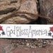 GOD BLESS AMERICA sign for July 4th, wall, door hanger, and americana home decor