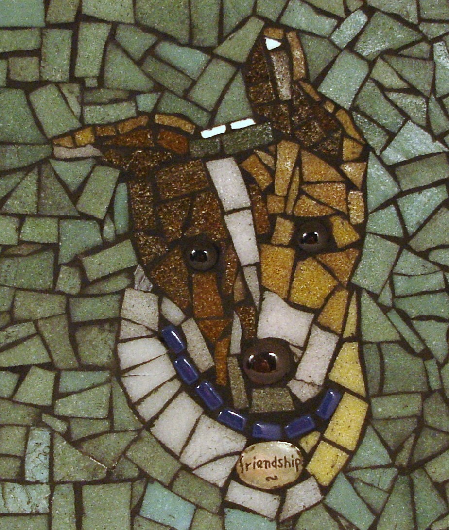 Made to Order -- PET PORTRAIT in mosaic from YOUR photo