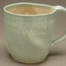 Face Mug Sky Blue Smile Happy Head Cup Figure Sculpture