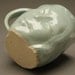 Face Mug Sky Blue Smile Happy Head Cup Figure Sculpture
