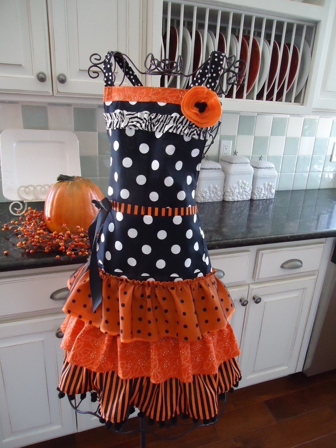 4RetroSisters Halloween Apron Retro and Vintage Inspired