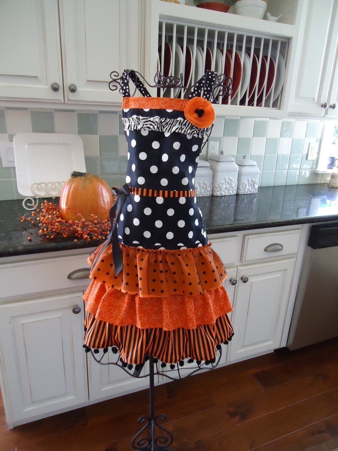 4RetroSisters Halloween Apron Retro and Vintage Inspired