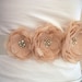 Wedding Belt - Floral Pearl and Rhinestone Bridal Sash, Beaded Wedding Sash, Bridal Belt for Bride and Bridesmaids