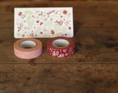 Flowers and Squirrel Classiky Ten to Sen washi masking tape set F