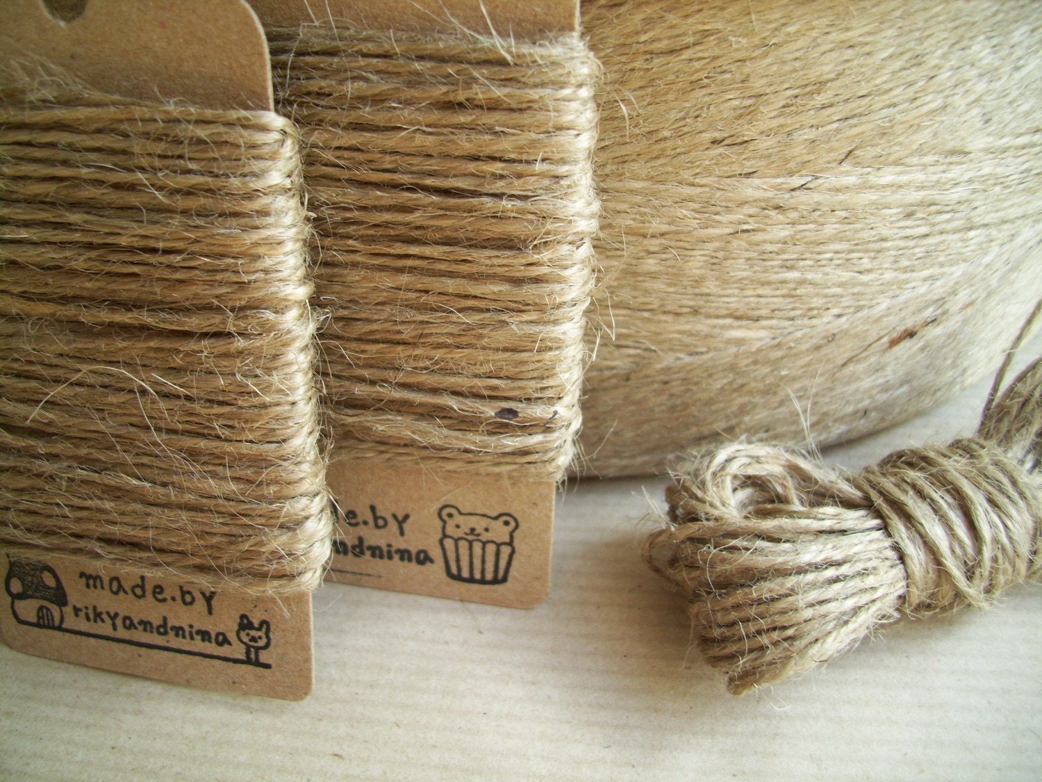 50m FINE JUTE kraft string