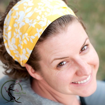 Headscarf Headband Yellow Hair Band Headscarves Head Scarf Head Wrap (Item 4229) PR Size S, M, L