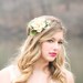 rustic bridal headpiece, woodland wedding, pine cone rose - A Love Like Ours -