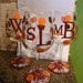 Handpainted, Monogrammed "Let's Go Hokies" Wine Glasses
