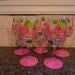Handpainted and Personalized Wine Glasses, Pilsner glasses, Martini etc glasses for Wedding Party Etc. Etc.