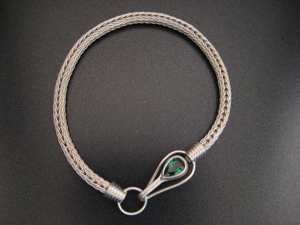 Argentium Silver Roman Chain Bracelet