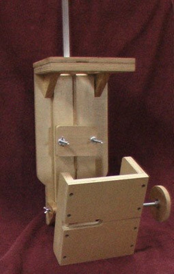 SelfAdjusting neck jig for making acoustic guitars by JSguitars
