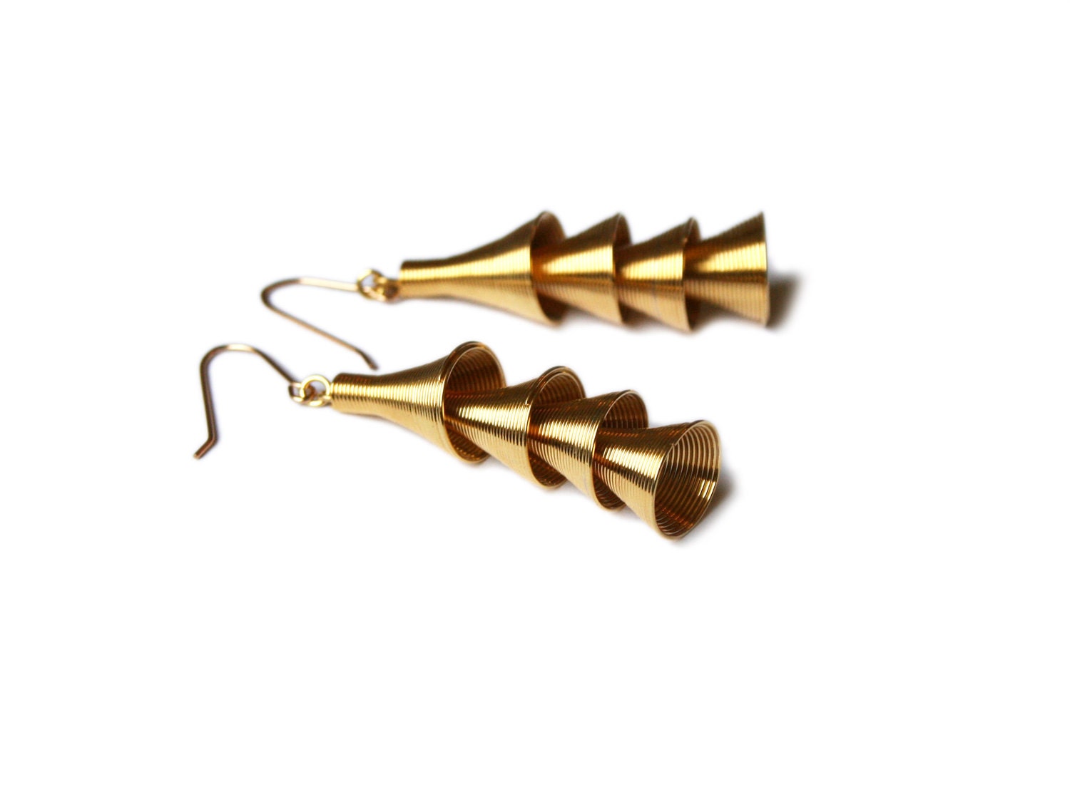 Kfitz, Joan earrings, Gold