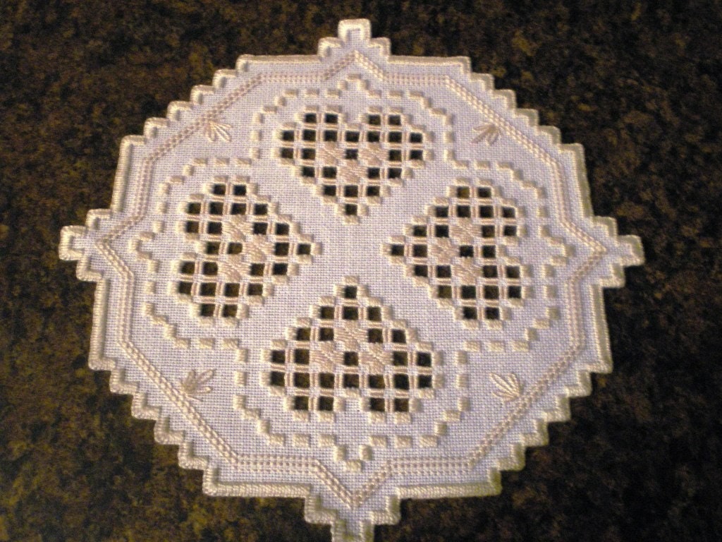 Hardanger Centerpiece Custom Crafted