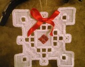 Hardanger Holiday Ornament  -   "Snowflake"