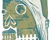 Title Fight Gigposter at Rubber Gloves Hand Screenprinted