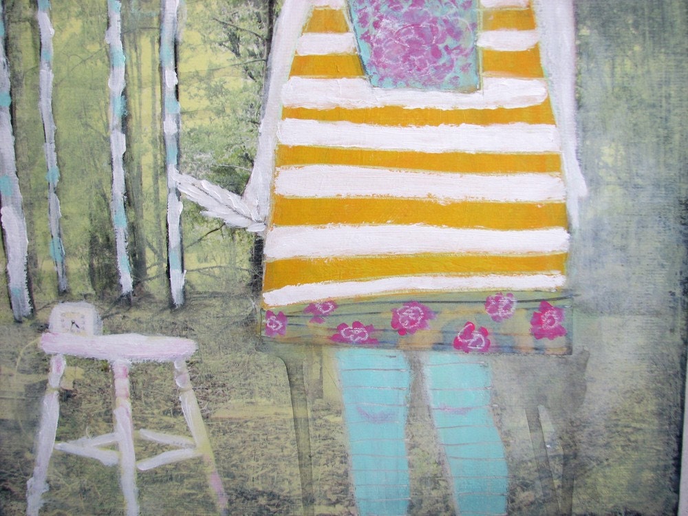 Woods of Wisteria - ORIGINAL painting