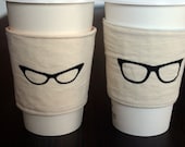 His and Hers retro cup cozies