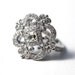 DUCHESS - Diamond Engagement Ring or Right Hand ring SEMI-MOUNT-14K white gold - Weddings- Luxury- Brides - art deco - BP0011