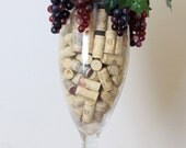 Wine Lovers Cork Conversational Piece // Wine Gift // Unique Wine Gifts // Wink Cork Crafts // Wine Corks Decorations