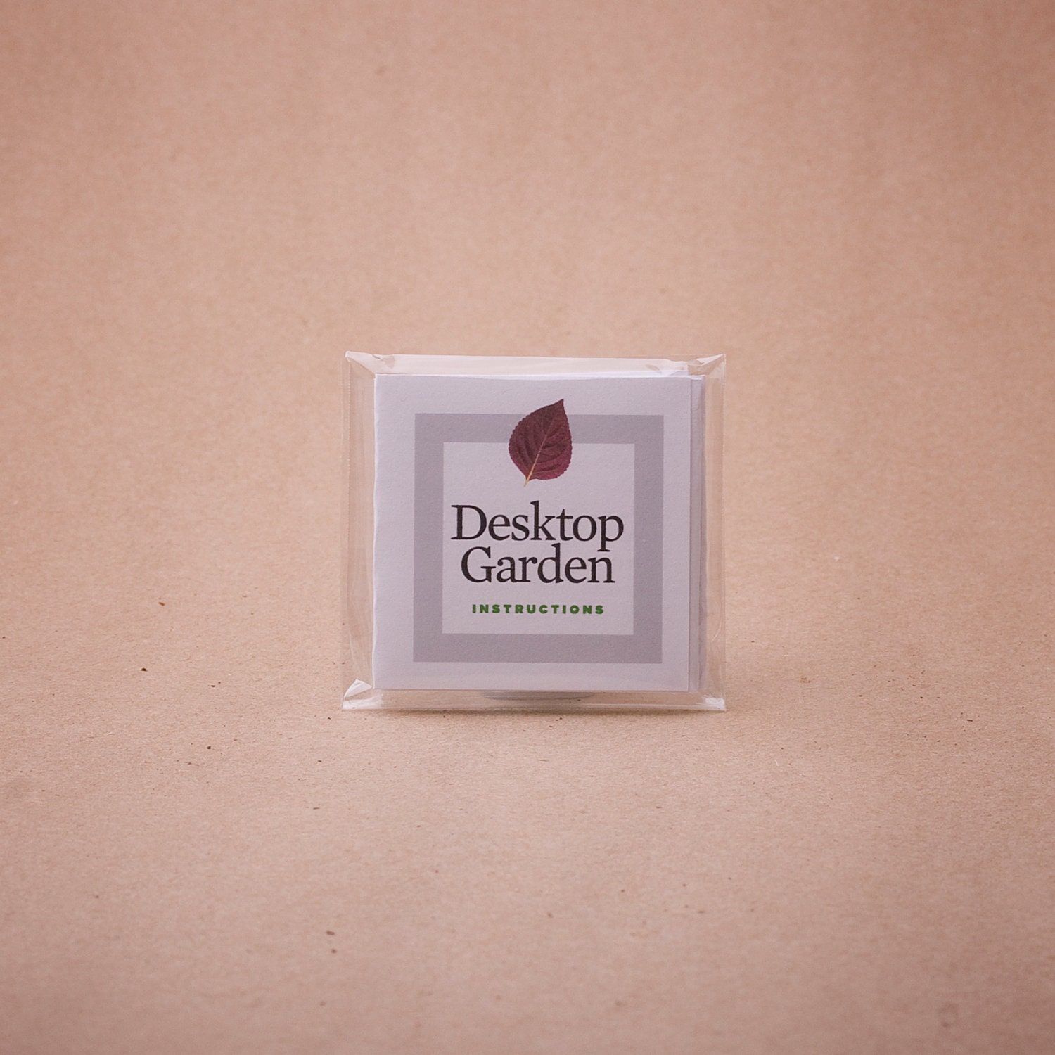 Desktop Garden Terrarium Instruction Booklet