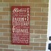 CHRISTMAS PriMiTIvE WooD SiGn, CHriStMas  Is  ALL  THesE  ThINgs, HaNd PaiNtEd, HoMe DeCoR, Ornament, Typography, Subway Art