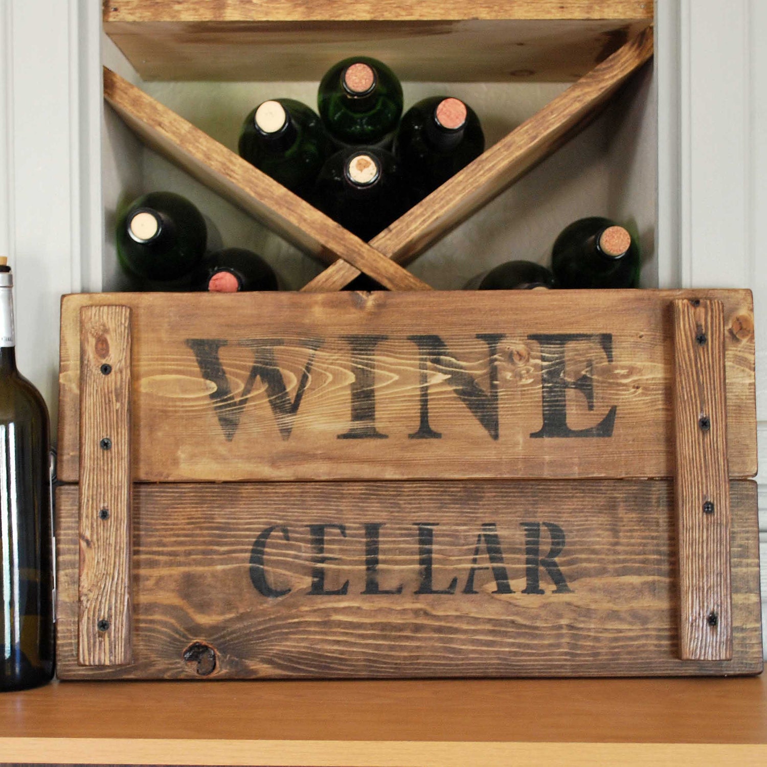 Wine Crate Cellar sign