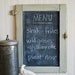 Vintage Country Cupboard Door chalkboard
