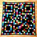Qr Code Pixel Crochet Blanket