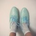 Pony oxfords flats in pastel tones (Handmade to order)