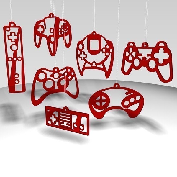Controller ornaments - Red