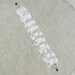 Controller bracelet - white with silver rings