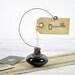 Vintage Door Knob Photo Holder / Wire Picture or Card Holder