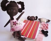Child friendly Doll Set for kids - Handmade in Italy