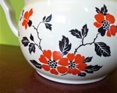 SALE Vintage Hall Teapot Red Poppy Radiance