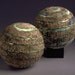 Planet Sculpture from my Pleiades Art Series Large Wheelthrown Splere wheel thrown Stoneware Avant Garde Textured