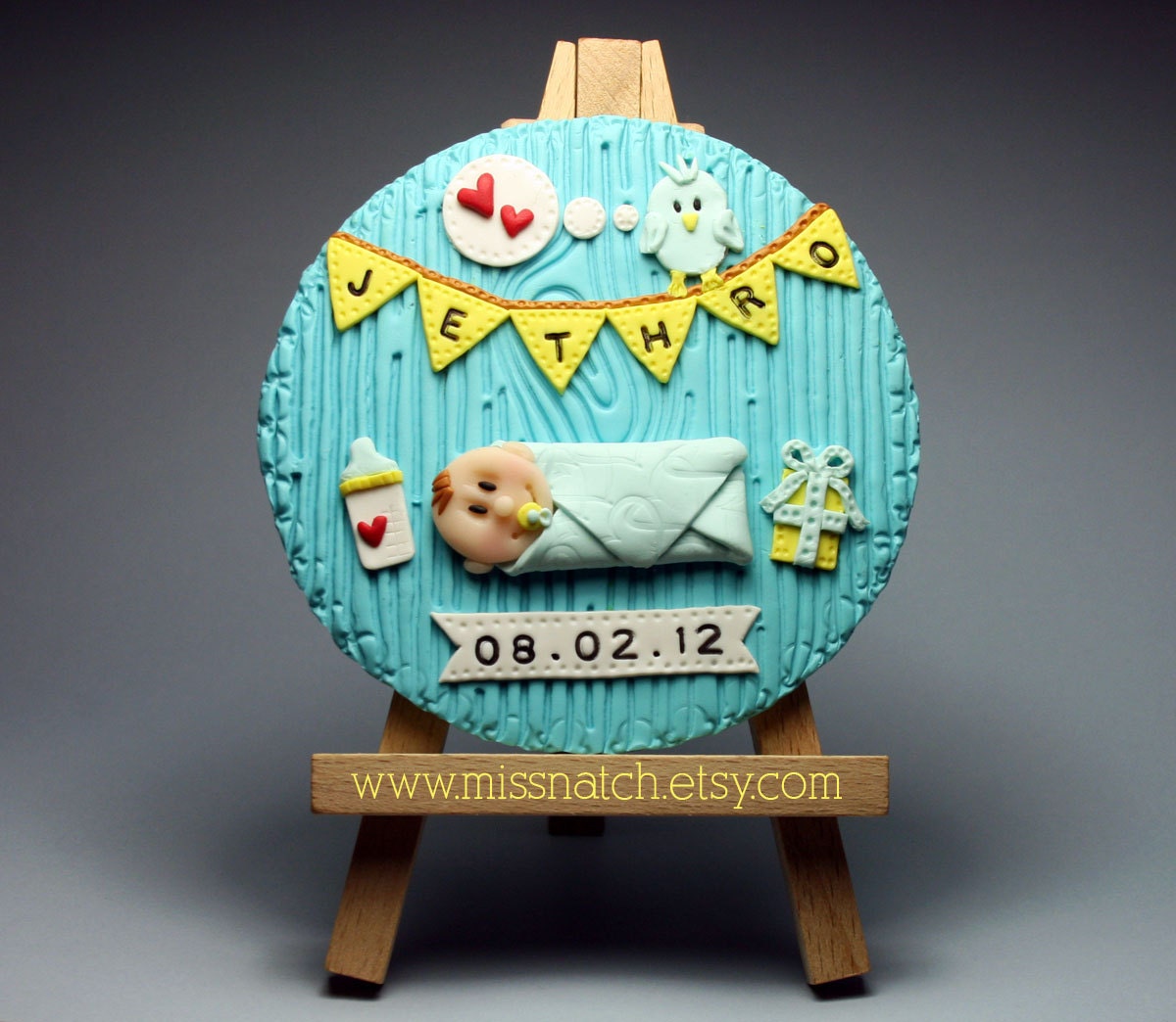 New born baby nursery decor/gift, Baby Shower Decoration Il_570xn