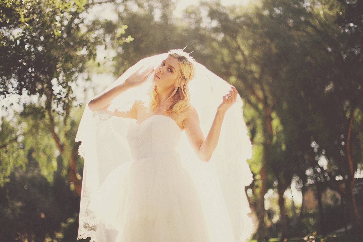 Eliza - Guipure Lace Veil, Traditional Veil, 210