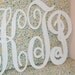 Wood letter Monogram set of 18" 24" 18" Done in any font you like With RUSH Shipping already added in
