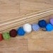 Kit for making your own 12-sided, 24-inch Ojo de Dios, plus one 12-sided 18 inch