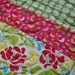heather bailey red floral full quilt ON SALE