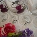 Hand Painted Personalized Bridesmaid Dress Wine Glasses - GIFT WRAPPING AVAILABLE