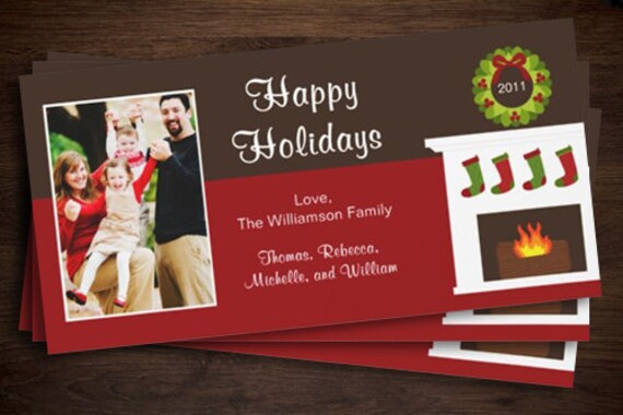 Christmas Photo Cards Print Yourself Il_570xn