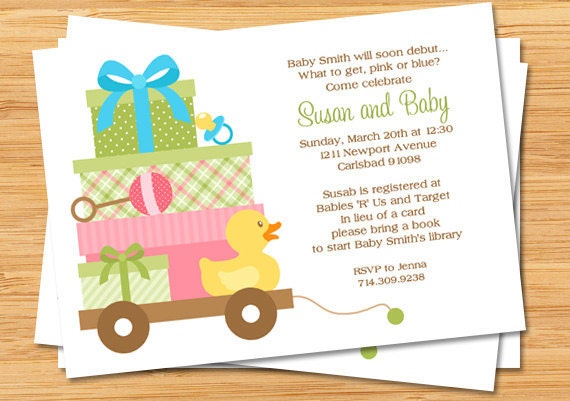 Baby Shower Invitation: Free Printable Baby Shower Invitations Unisex