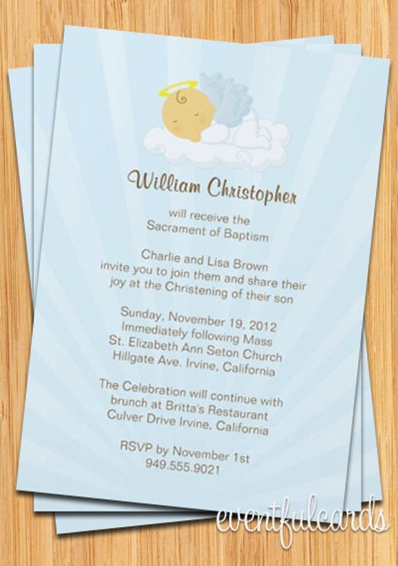 Baby Boy Baptism Invitation Il_570xn