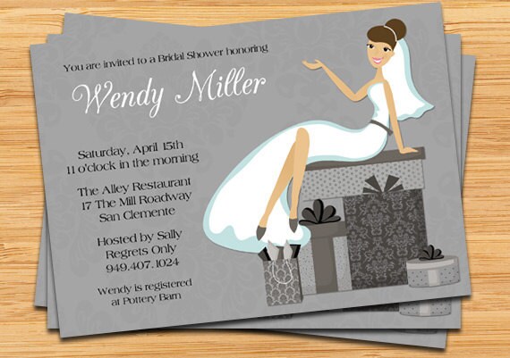 Damask Bridal Shower Invitation Il_570xn