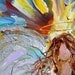 Original oil ANGEL PALETTE KNiFE painting modern impressionism impasto fine art by Karen Tarlton