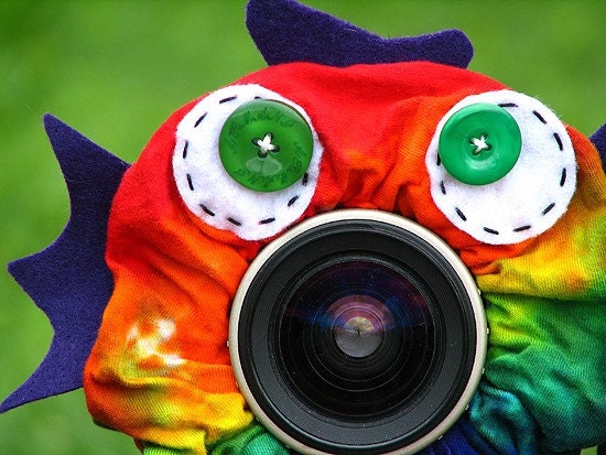 custom Limited Edition Tie Dye FISH Lens Pet for your camera
