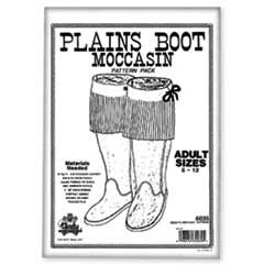 Plains Boot Moccasin Pattern by SewingHistory on Etsy